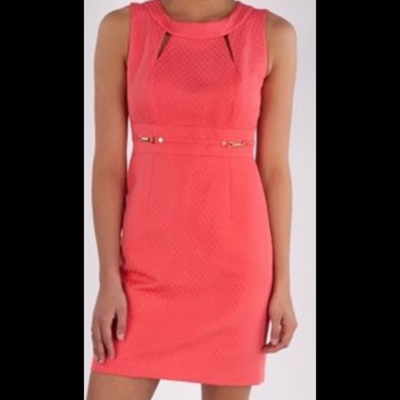Tahari Dresses & Skirts - Tahari Petite Jacquard Check Dress
